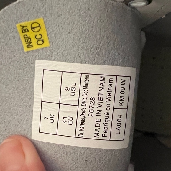 All White Patent Leather Dr. Martens NEW Sz 9 - Picture 7 of 7